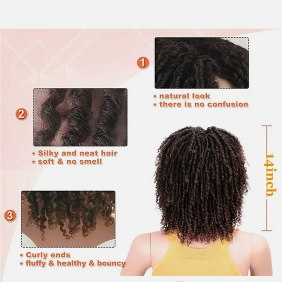 Faux locs Ombre hair wig main image 5